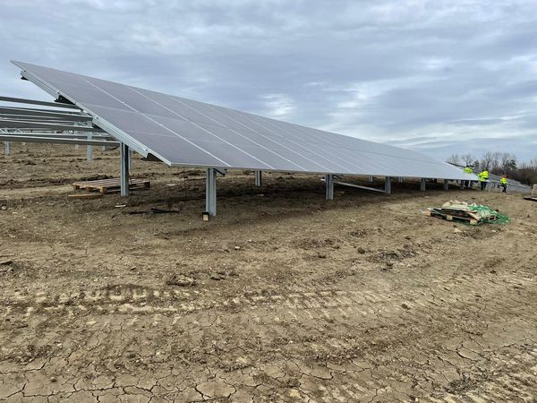 Photo of Solar Panels at Bedford Solar Farm